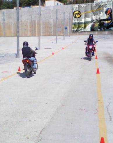 motosiklet eğitim pist